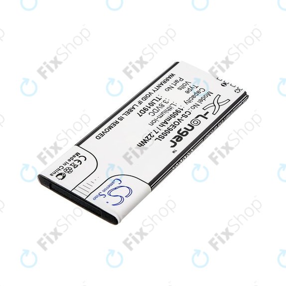 Battery for Alcatel 1 Dual Sim, TCL 5033, Vodafone VFD, Telstra, 1900mAh, Li-Ion, 3.8V, TLI019D7, HQ