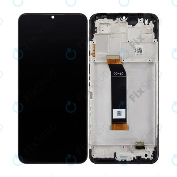 Xiaomi Poco M4 5G 22041219PG - LCD Display + Touch Screen + Frame (Power Black) - 560005L19P00 Genuine Service Pack