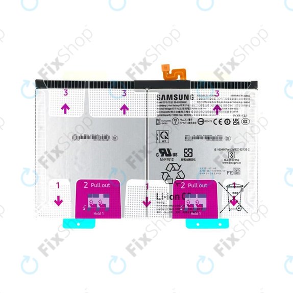 Samsung Galaxy Tab S10 FE+ X620, X626 - Battery EB-BX828ABE 10090mAh - GH82-37171A Genuine Service Pack