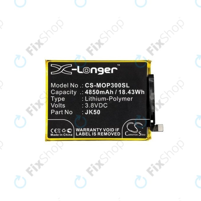 Motorola Moto G7 Power, G8 Power Lite, G9 Play, G10, G20, G30, G50, G51, E7 Plus, E7, E7i Power, E30, E40 - Battery JK50 4850mAh HQ