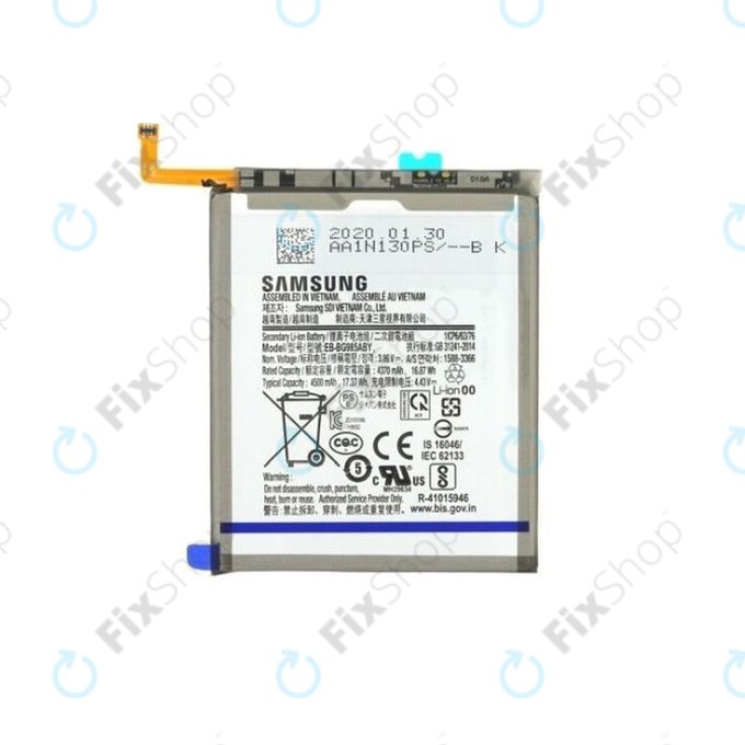 Samsung Galaxy S20 Plus G985F - Battery EB-BG985ABY 4500mAh - GH82-22133A Genuine Service Pack