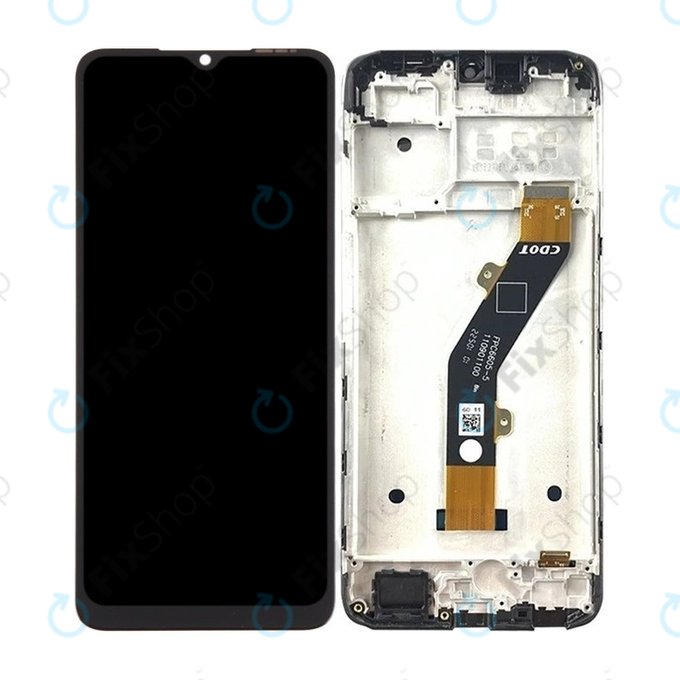 Infinix Smart 7 HD X6516 - LCD Display + Touch Screen + Frame (Ink Black) TFT