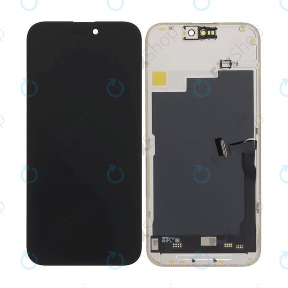 Display Soft OLED 120Hz for iPhone 15 Pro Max, Touch Screen with Frame, FixPremium