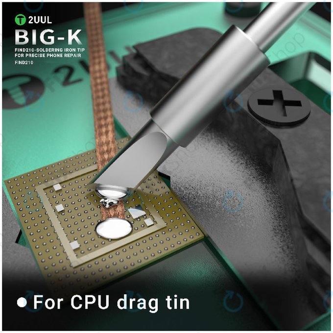 Soldering Iron Tip, Knife-Type, 2UUL C210