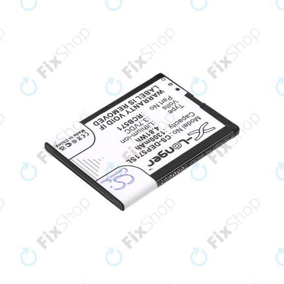Battery for CPA Halo 11, 1300mAh, Li-Ion, 3.7 V, RCB571, HQ