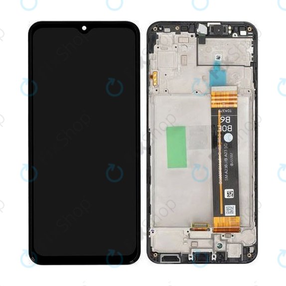 Samsung Galaxy A23 5G A236B - LCD Display + Touch Screen + Frame (Black) - GH82-29734A, GH82-29735A Genuine Service Pack