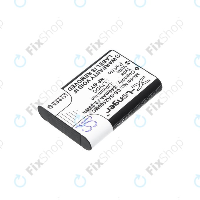 Battery for Sony HDR-AZ1, 640mAh, Li-Ion, 3.7V, NP-BY1, HQ