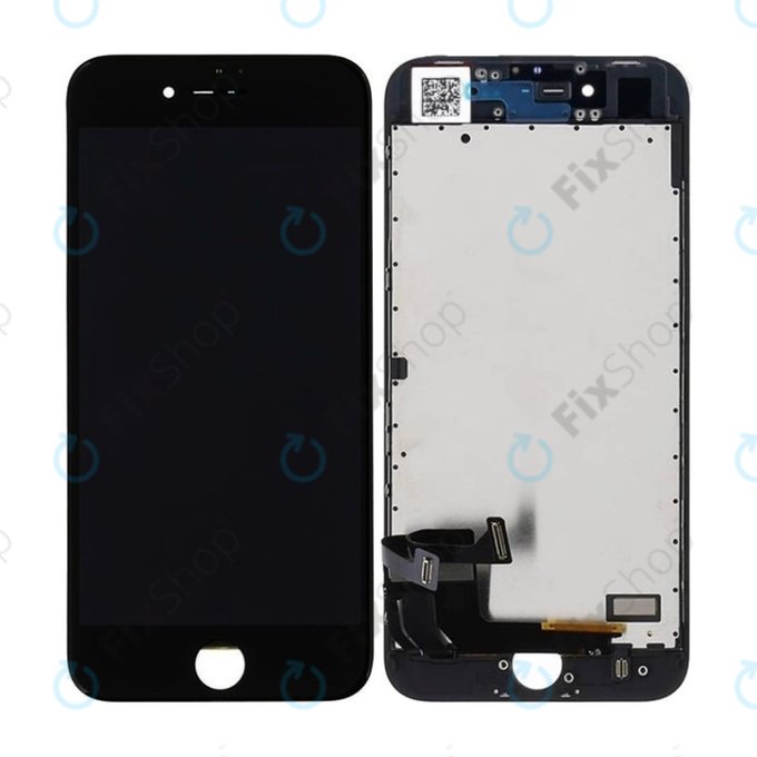 Display In-Cell for iPhone 8, SE (2020), SE (2022), Black, Touch Screen with Frame, FixPremium
