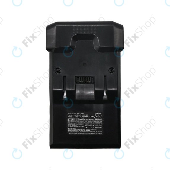 Battery for Hoover H Free, HF122, 2000mAh, Li-Ion, 21.6V, HF122BAT, HQ