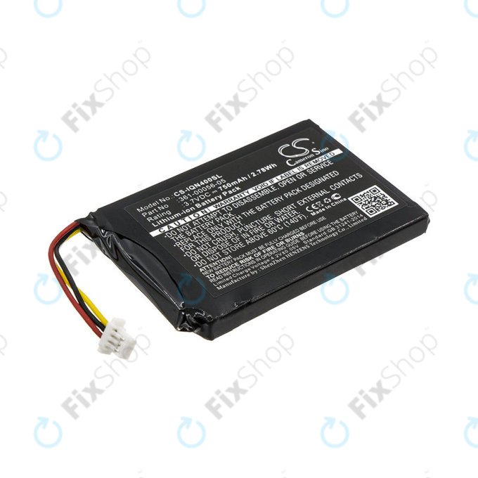 Battery for Garmin Nüvi 40, 750mAh, Li-Ion, 3.7V, 361-00056-05, HQ