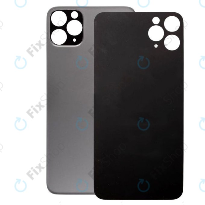 Apple iPhone 11 Pro Max - Rear Housing Glass with Bigger Camera Hole (Space Gray)