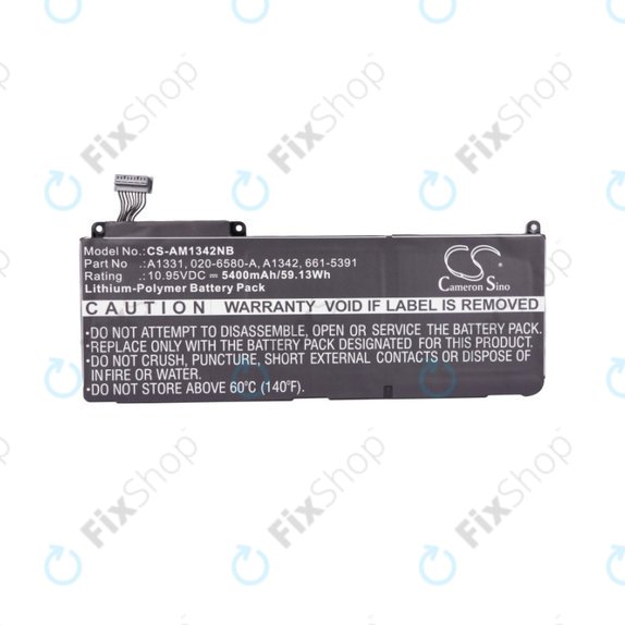 Apple MacBook 13" A1342 (Late 2009 - Mid 2010) - Battery A1331 5400mAh HQ