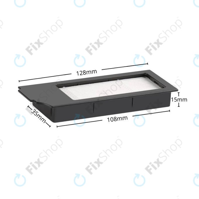 Dust Filter, 2pcs for Ecovacs Deebot X1-series, T10-series