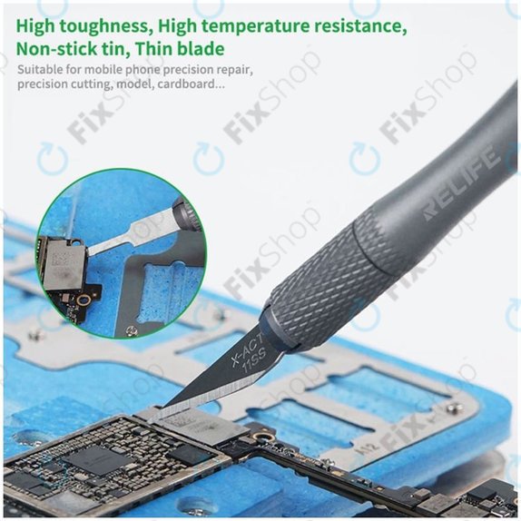 Relife RL-101B - CPU Remove Glue Blade Knife Set 8in1