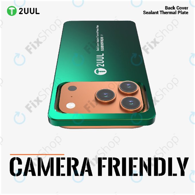 Thermal Press Plate, Back Cover, 2UUL DA68, 2pcs/Pack