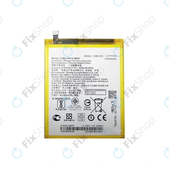 Asus Zenfone 3 Max ZC553KL (X00DD) - Battery C11P1609 4120mAh