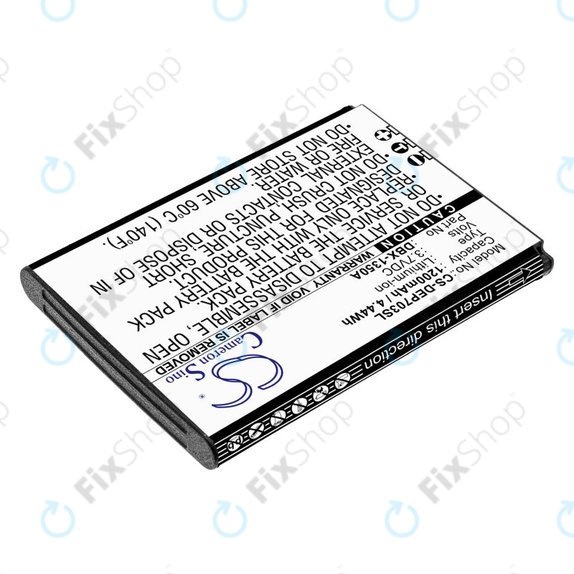Battery for Doro 7030, 7031, DFC-0270, 7080, 1200mAh, Li-Ion, 3.7V, DBX-1350A, HQ