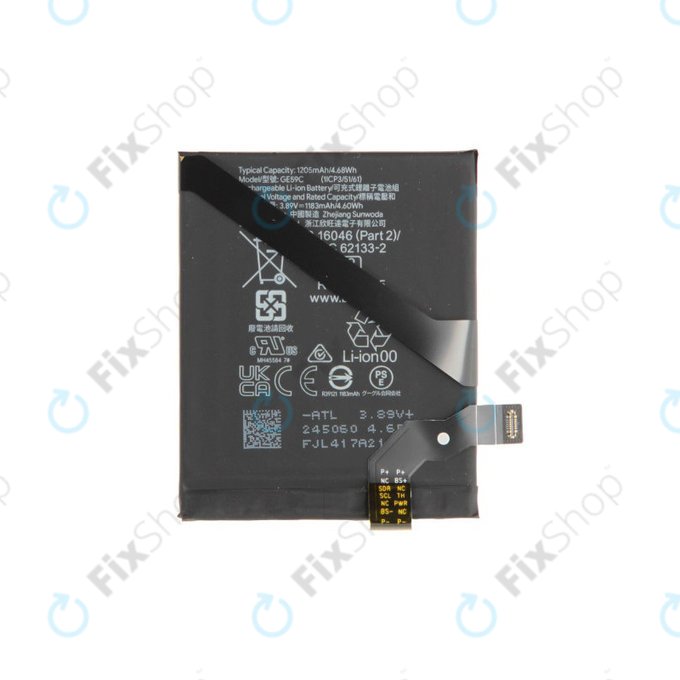 Battery for Google Pixel 9 Pro Fold, Base GE59C, G949-00920-00, Genuine Service Pack