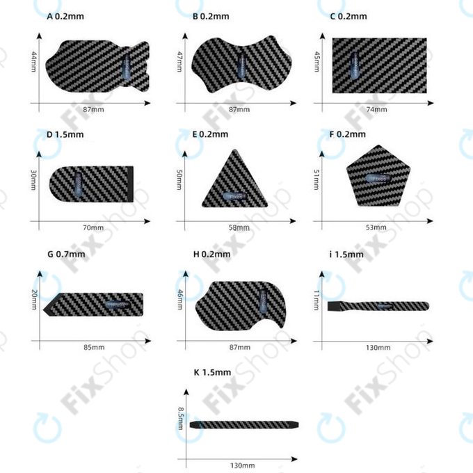iFixes - Carbon Ultra-Thin Opening Tool E