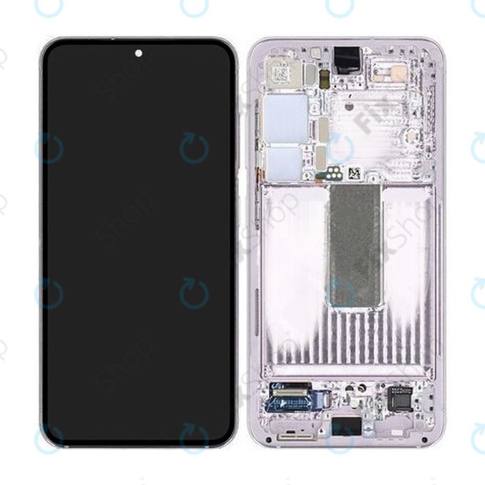 Samsung Galaxy S23 S911B - LCD Display + Touch Screen + Frame (Lavender) - GH82-30481D, GH82-30480D Genuine Service Pack