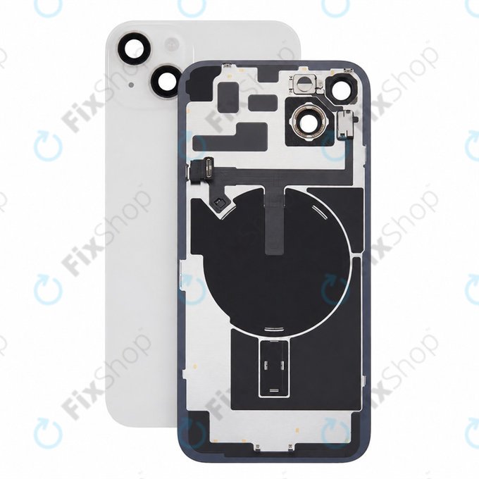 Rear Housing Glass for iPhone 14 Plus, Starlight, Pulled A