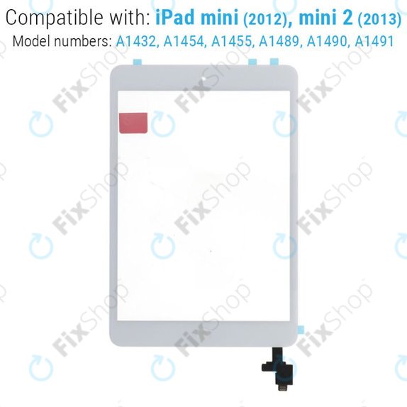 Touch Screen for iPad Mini, Mini 2, White