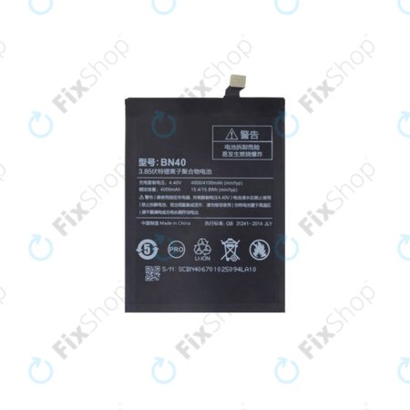 Xiaomi Redmi Pro Battery BN40 4100mAh
