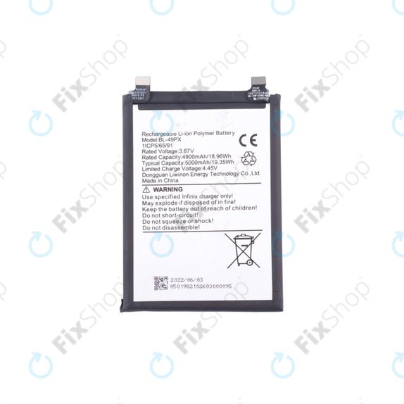 Infinix Hot 30 5G X6832 - Battery 6000mAh