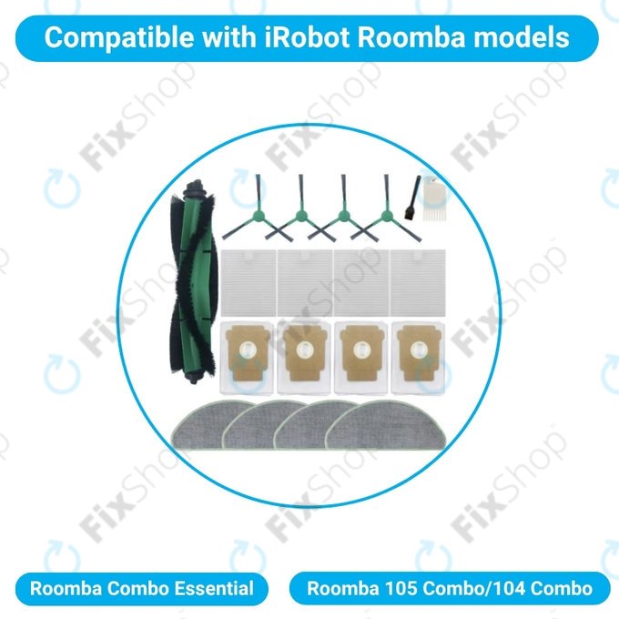 iRobot Roomba Combo Essential, Roomba 105 Combo, 104 Combo - Complete set