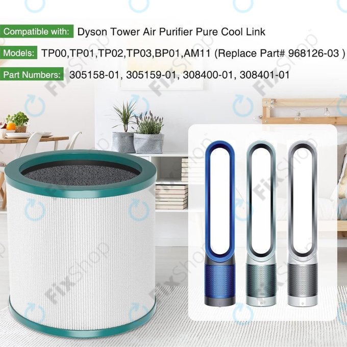 Dyson Purifier Cool-series, Pure Cool-series - HEPA filter (Activated carbon)