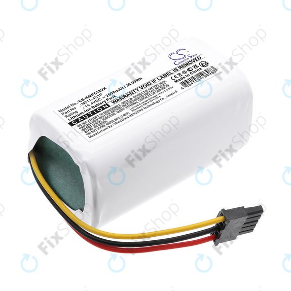 Battery for Xiaomi Mi Robot vacuum Mop 2 Lite, 2500mAh, Li-ion, 14.4V, 260V-4S1P, HQ
