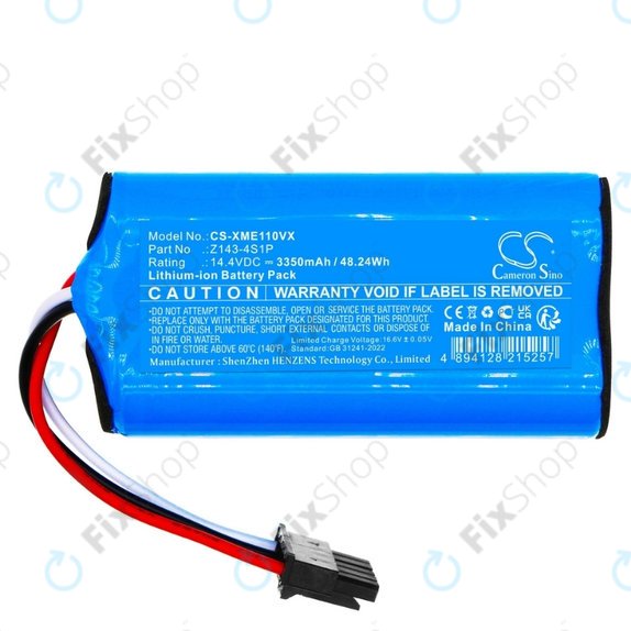 Xiaomi Robot Vacuum E5, E10, E10C - Battery Z143-4S1P 14.4V Li-Ion 3350mAh HQ