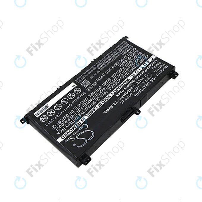 Battery for Dell Inspirion 15, 6400mAh, Li-Pol, 11.4V, 357F9, HQ
