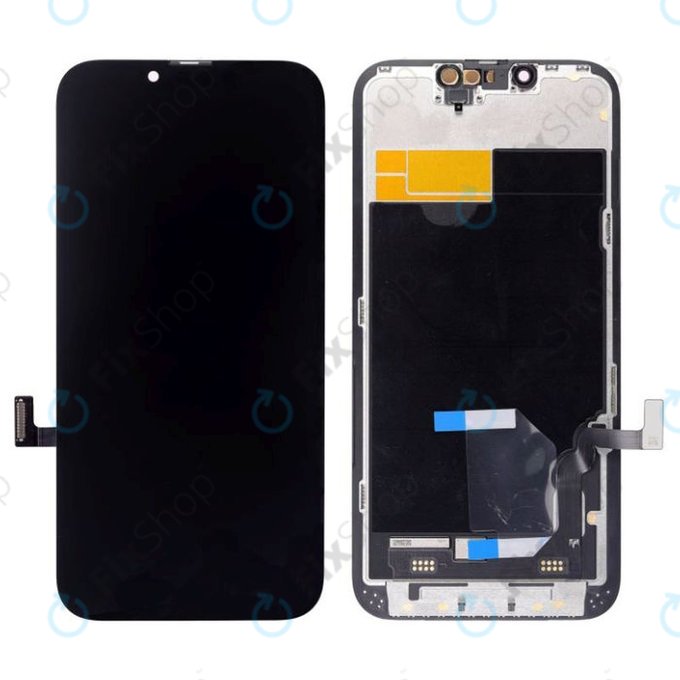 Display Hard OLED for iPhone 13, Touch Screen with Frame, FixPremium