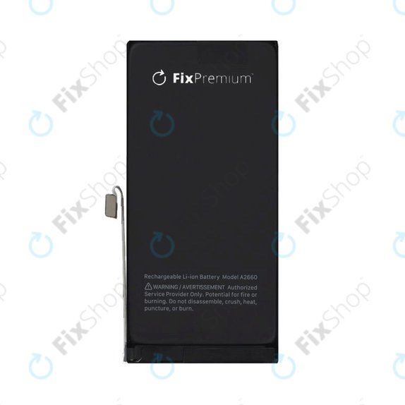 Battery for iPhone 13 Mini, 2406mAh, A2660, FixPremium