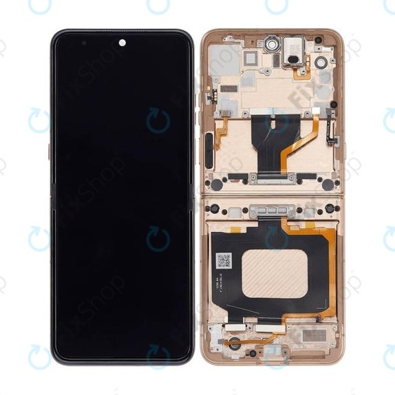 Motorola Razr 60 Ultra - LCD Display + Touch Screen + Frame (Mountain Trail) - 5D68C29812 Genuine Service Pack