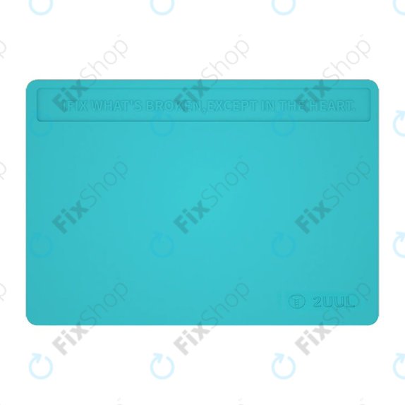 2UUL - ESD Antistatic Heat-Resistant Silicone Pad with Anti Dust Coating - 40 x 28cm (Blue)