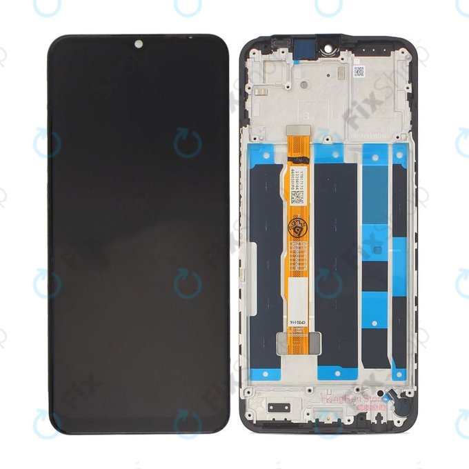 Vivo Y35 5G V2230A - LCD Display + Touch Screen + Frame (Black) TFT