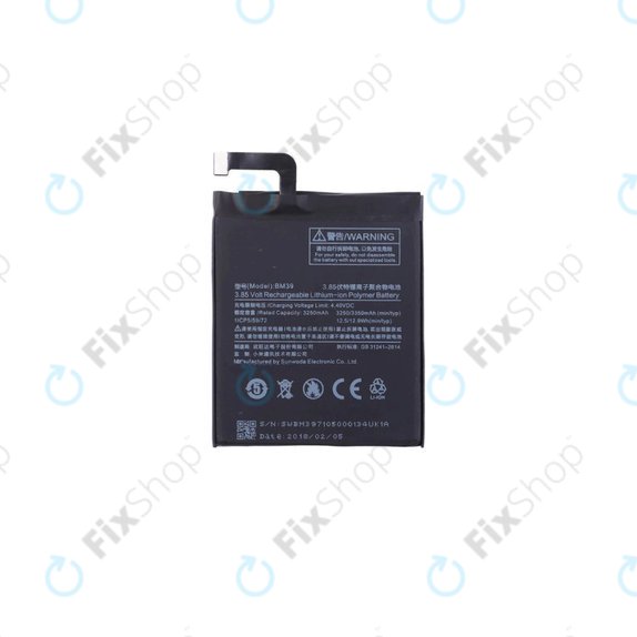 Xiaomi Mi6 - Battery BM39 3350mAh