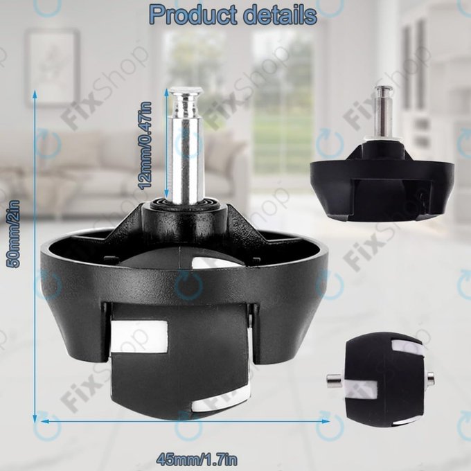 Eufy Robovac-series - Front Wheel (Black)