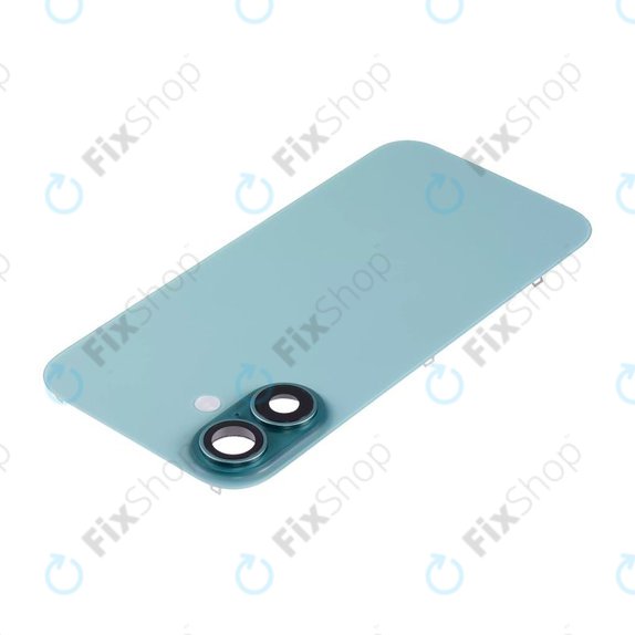 Apple iPhone 16 - Rear Housing Glass + Camera Lens + Metal Plate + Magsafe Magnet (Teal)