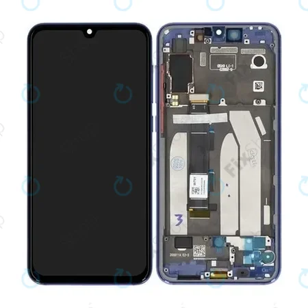 Xiaomi Mi 9 SE - LCD Display + Touch Screen + Frame (Ocean Blue) - 5610100210B6 Genuine Service Pack