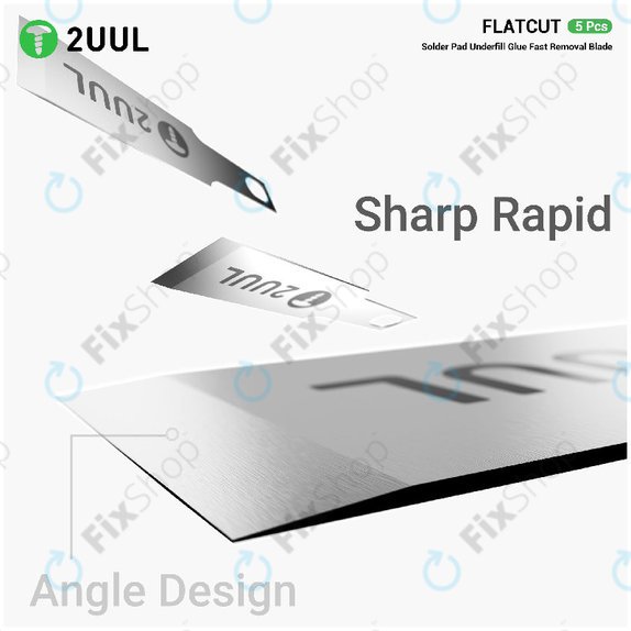 Underfill Glue Removal Blades, Flat Cut, 2UUL DA28, 5pcs/Pack