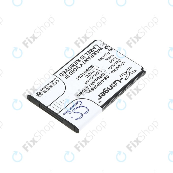 Battery for Doro Primo 368, 1000mAh, Li-Ion, 3.7V, RCBNTC05, HQ