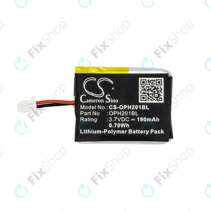 Battery for Opticon OPN-2000, 190mAh, Li-Pol, 3.7V, OPH201BL, HQ