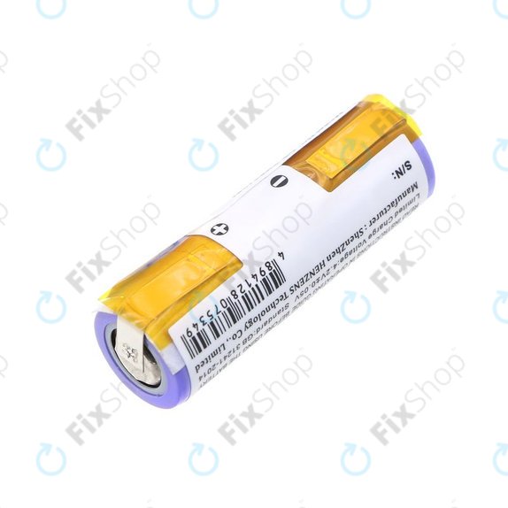 Battery for Philips HS8420, 650mAh, Li-Ion, 3.7V, US14430VR, KR112RRL, HQ