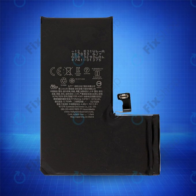Battery for iPhone 15 Pro, 3274mAh, A3011, Service Pack