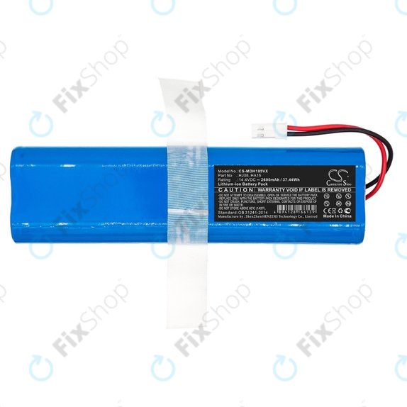 Tesla RoboStar-series, Medion MD-series - Battery HJ08, HA15 Li-Ion 14.4V 2600mAh HQ