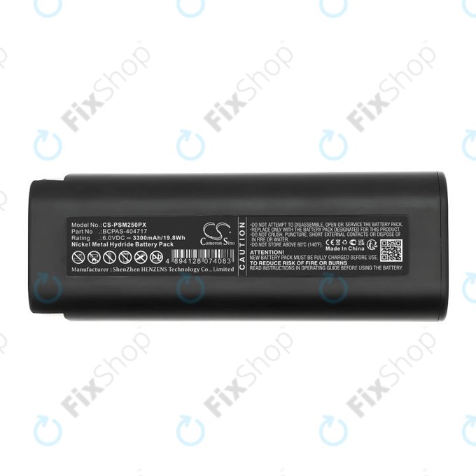 Battery for Paslode 900400, 3300mAh, Ni-MH, 6V, 404400, BCPAS-404717, HQ