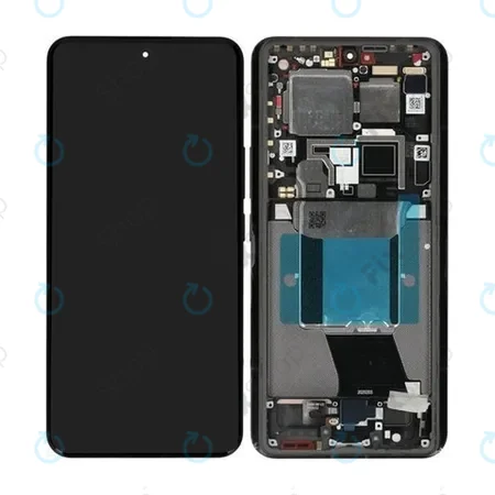 Xiaomi 14 Ultra - LCD Display + Touch Screen + Frame (Black) - 56000500N100 Genuine Service Pack